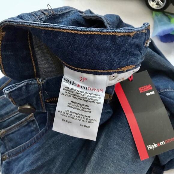 Style & Co. NWT Mid Rise Jegging Women Various - Picture 10 of 11